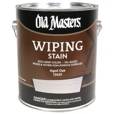 Американская пропитка по дереву для внутренних работ Wiping Stain Old Masters, Natural - прозрачная, 3,78 литра