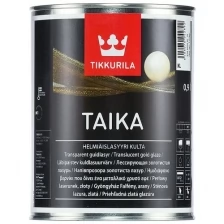 Лазурь KL Taika Helmiäislasyyri (Тайка) TIKKURILA 0,9 л золотистый