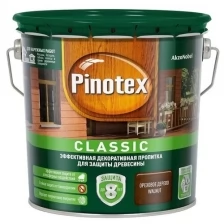 Пропитка для древесины Pinotex Classic, полуматовая (1л) красное дерево