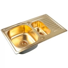 Мойка для кухни Zorg SZR-78-2-50 PVD bronze