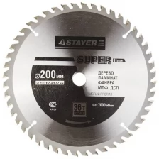 Stayer Диск пильный по дереву 200х32мм 36Т STAYER 3681-200-32-36