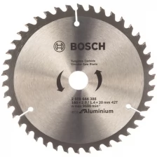 Пильный диск BOSCH 2.608.644.388 ECO ALU/Multi 160x20/16-42T для алюминия/мультиматериал