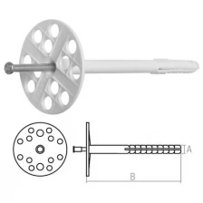 Дюбель для теплоизоляции 10х120 мм с металлич. гвоздем (100 шт в коробе) STARFIX (SMW1-61188-100)