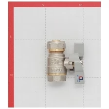 Кран под металлопластиковую трубу 1/2"х16 гайка-цанга, Terma 30233