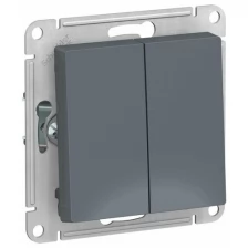 Schneider Electric Механизм переключателя проходного 2-кл. СП AtlasDesign 10А IP20 (сх. 6/2) 10AX грифель SchE ATN000765