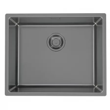 Мойка KOMBINO 50 MONARCH ANTHRACITE SAT-90 542X442X195 F/S в компл. с выпуском без сифона,