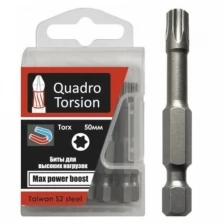 Бита 1/4" 15-50мм Torx (10 шт./кор.) "Quadro Torsion" (20/120) 431550