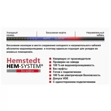 Нагревательный кабель в стяжку Hemstedt BR-IM 31.04 м, 17Вт/м