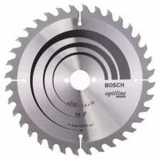 Пильный диск BOSCH Optiline Wood 2608640628 230 х 30 мм 36