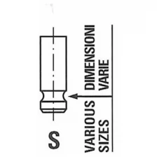 Клапан Двигателя Hyundai Elantra 1.6 16v 00> 29.1x6x91.9 In Freccia арт. R6241SNT