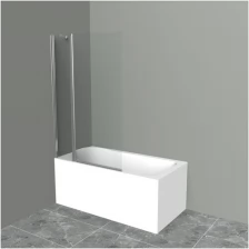 BelBagno Душевая шторка на ванну BelBagno UNO-V-11-120/150-P-Cr