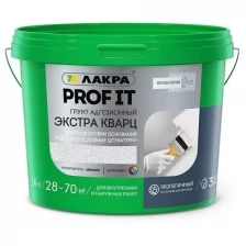 Грунт адгезионный Экстра Кварц PROF IT 14кг Лакра