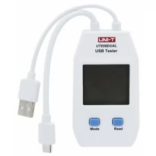 Мультиметры UNI-T UT658DUAL UNI-T USB тестер (ток, емкость, напряжение)