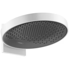 Верхний душ hansgrohe Rainfinity 360 1jet с настенным разъемом 26230700, матовый белый