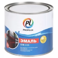 Эмаль Profilux ПФ-115 красная глянцевая 3000, 1.9 кг Н0000001946